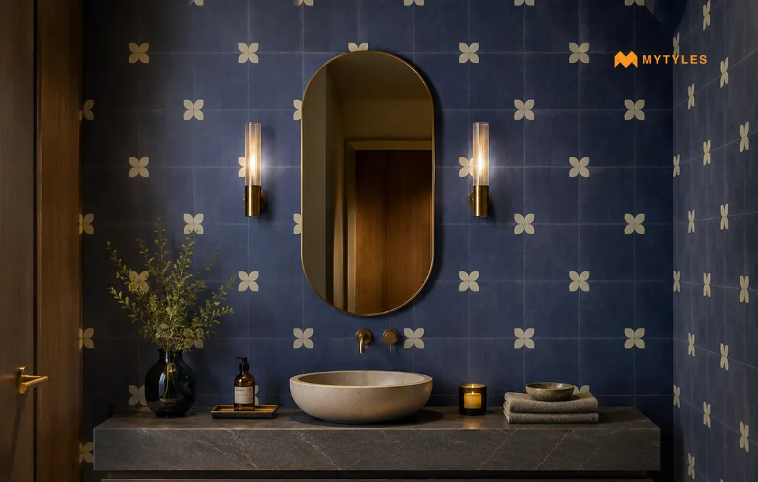 Porcelain wall tiles
